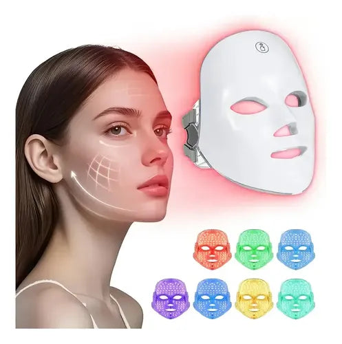 MASCARA FACIAL LED 7 COLORES