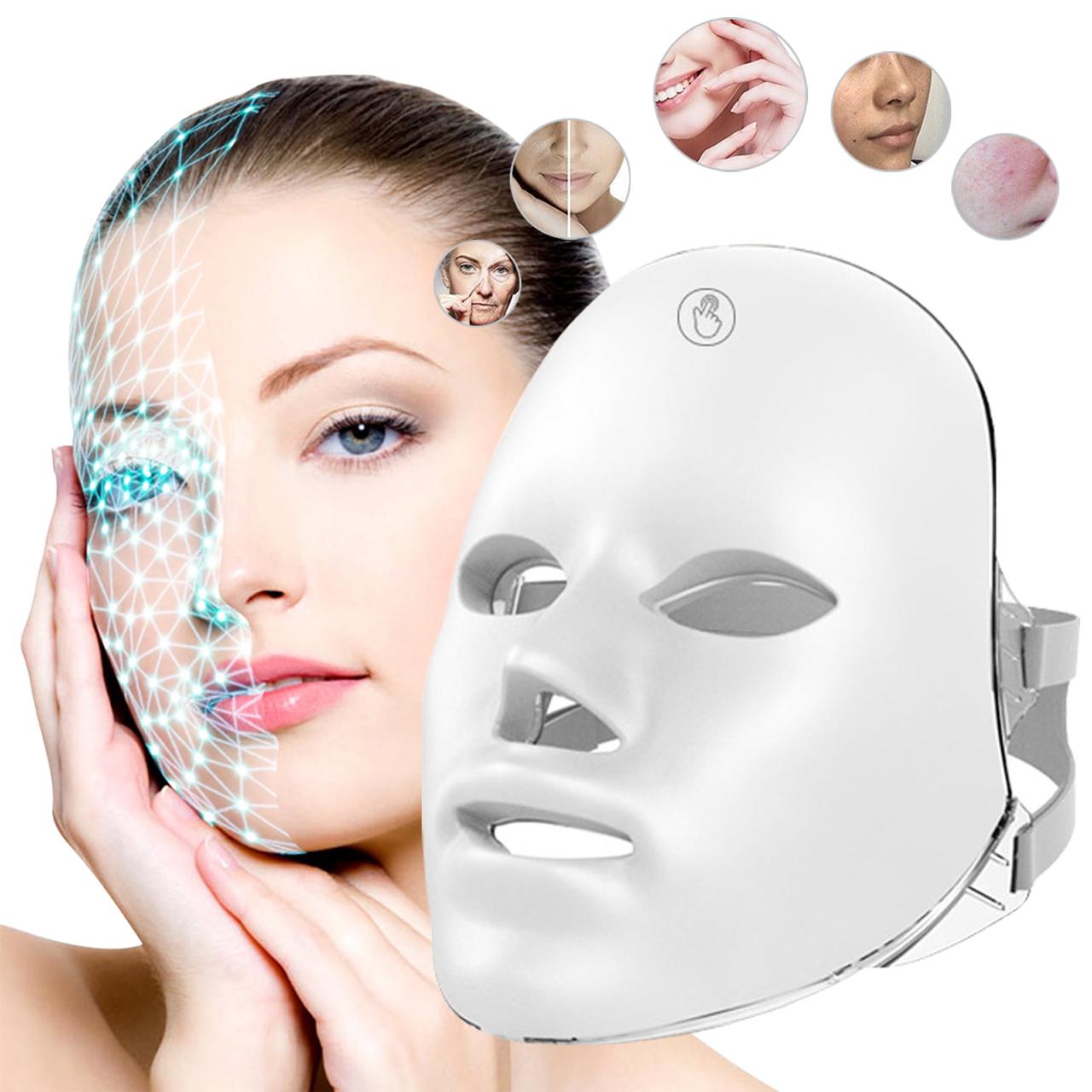 MASCARA FACIAL LED  7 COLORES